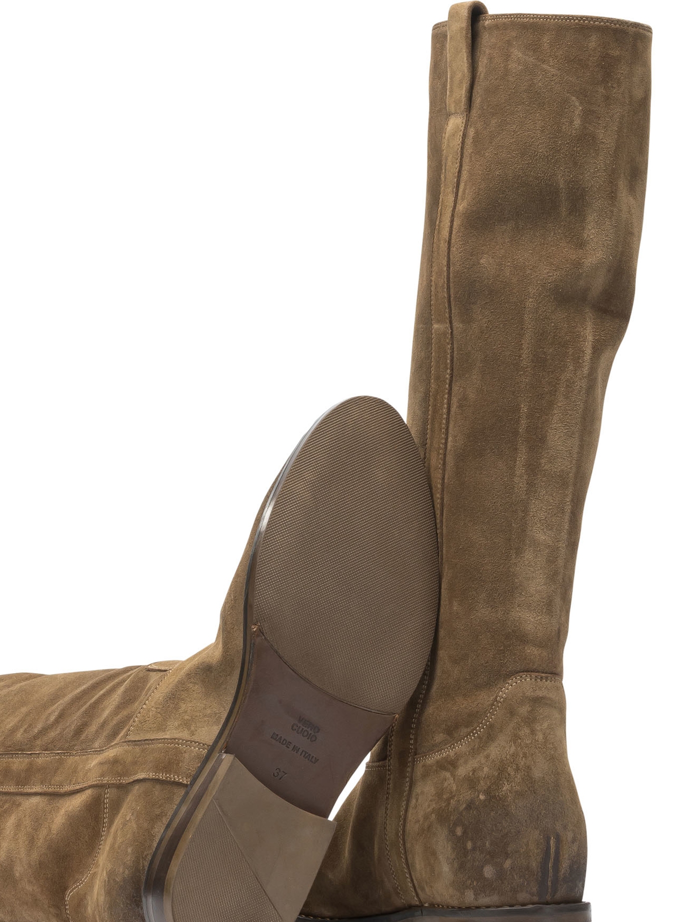 [Strategia] Long Boots SS26 A5896VELOUR CARAMEL+WASH