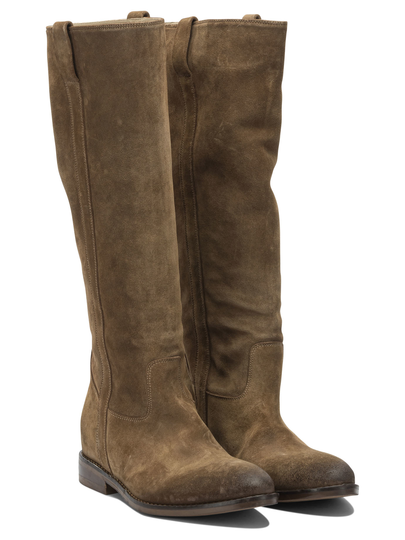[Strategia] Long Boots SS26 A5896VELOUR CARAMEL+WASH