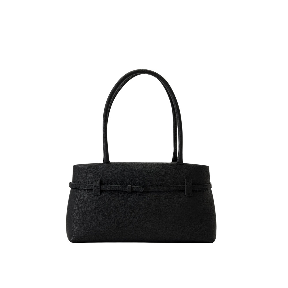 [Manu Atelier] Tote bag FW26 2025260 EAST WEST BLACK