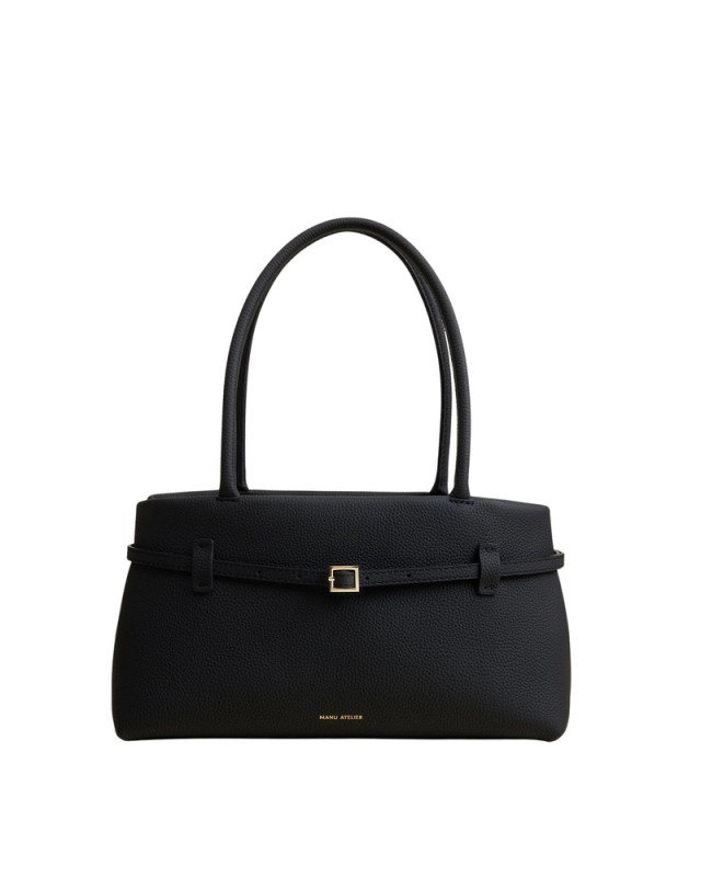 [Manu Atelier] Tote bag FW26 2025260 EAST WEST BLACK