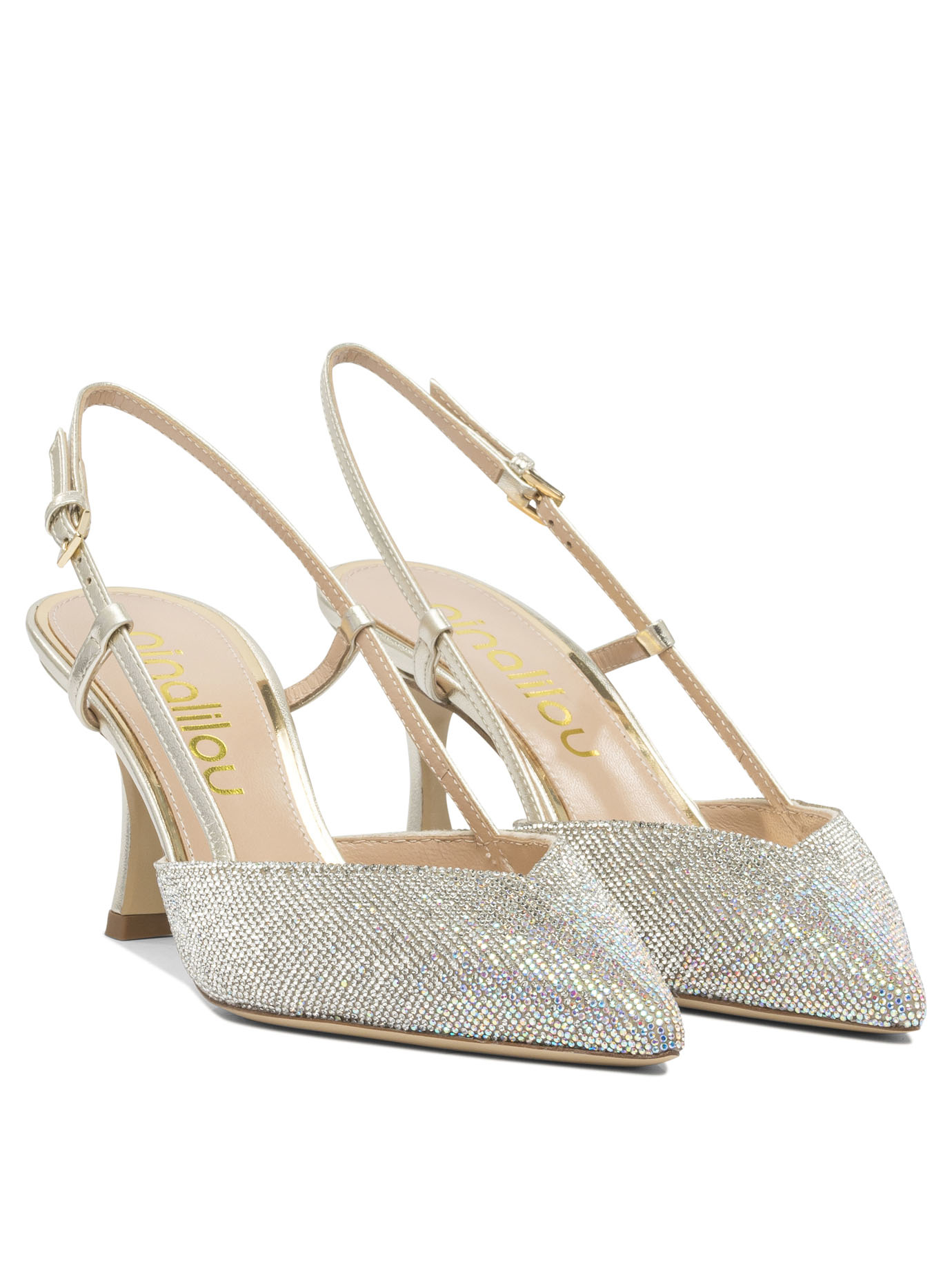 [Ninalilou] Sandals SS26 351247M7/33NAPPA PLATINO CH