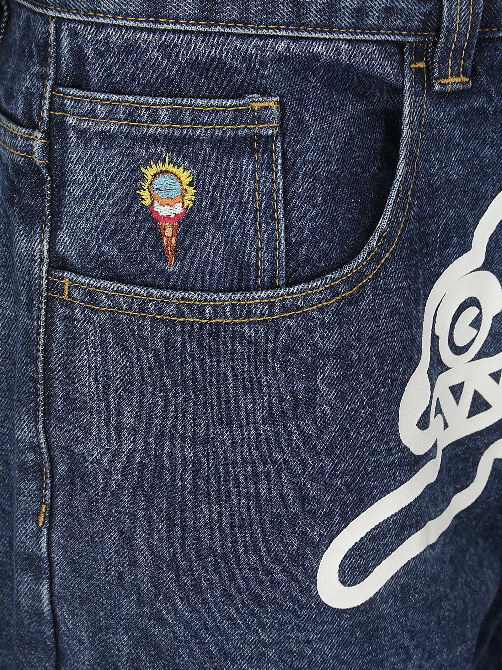 [ICECREAM] Jeans CO ICD002 MIDWASHBLUE