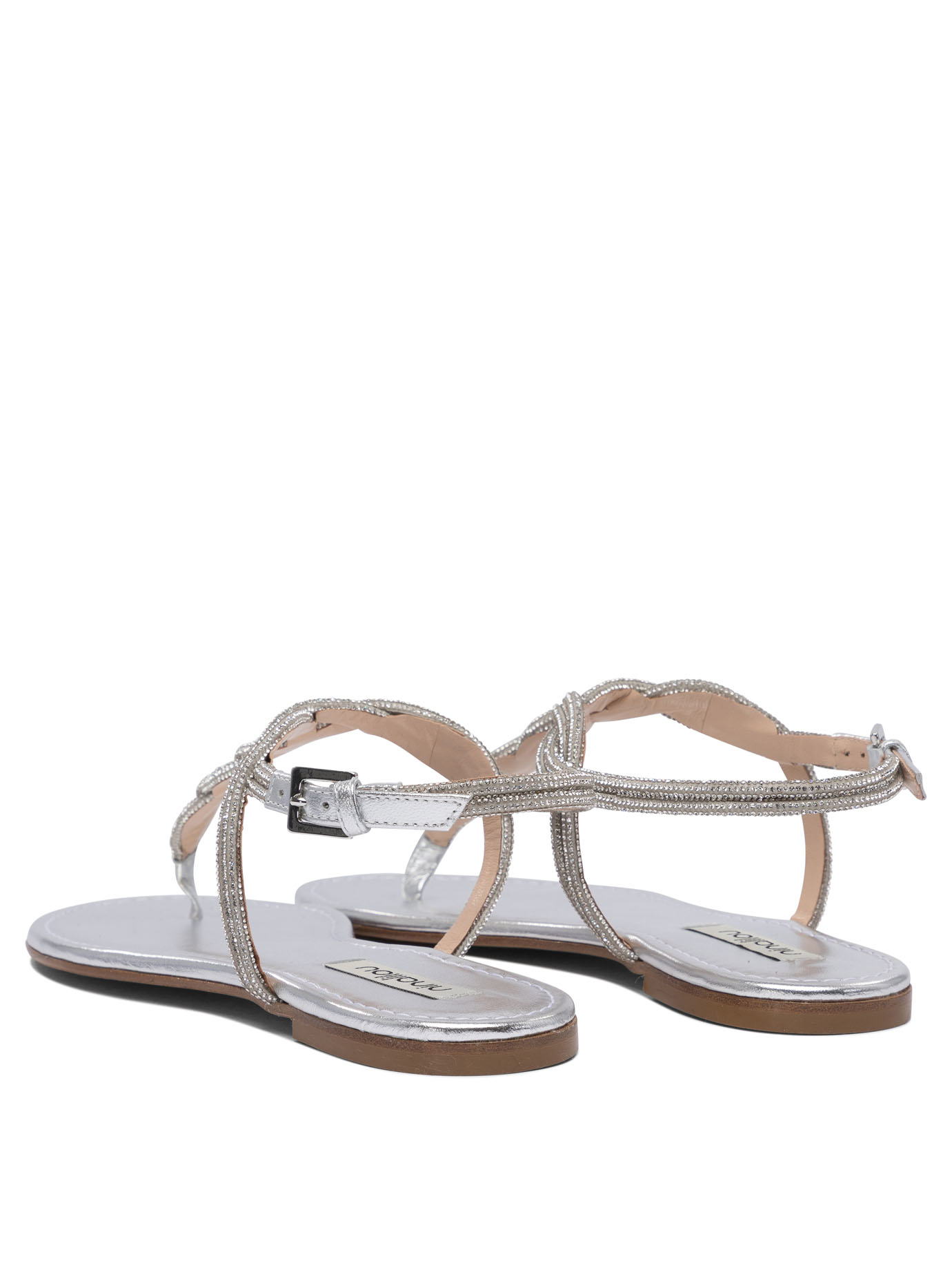 [Ninalilou] Sandals SS26 351172NAPPA LAM ARGENTO