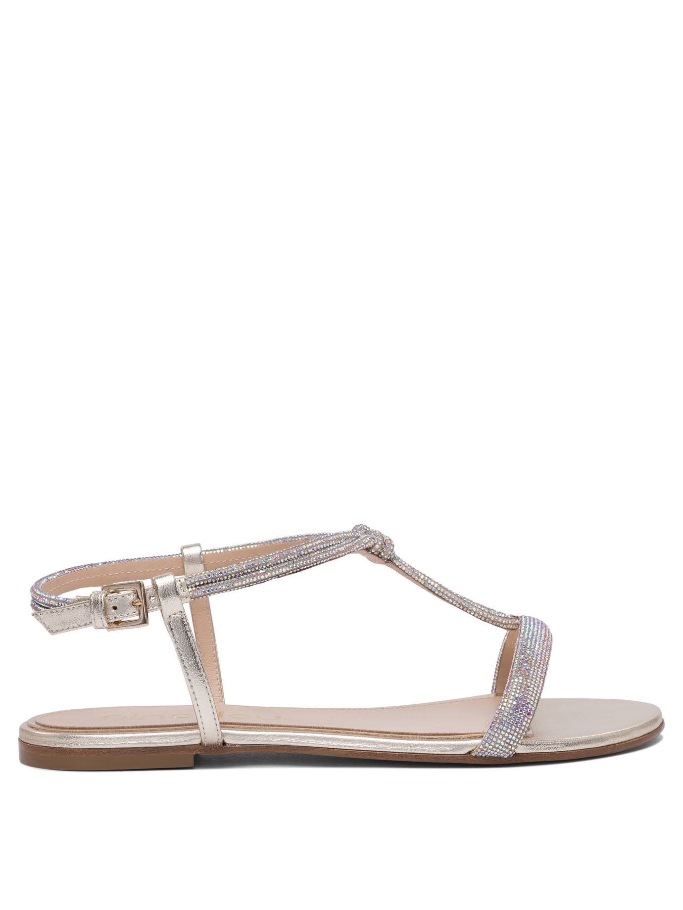 [Ninalilou] Sandals SS26 351102NAPPA LAM PLATINO