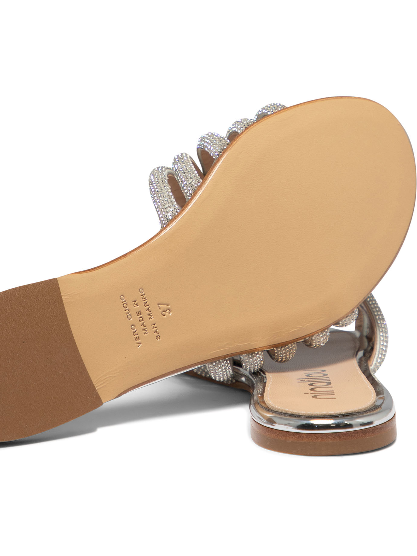 [Ninalilou] Sandals SS26 341151SPECCHIO ARGENTO