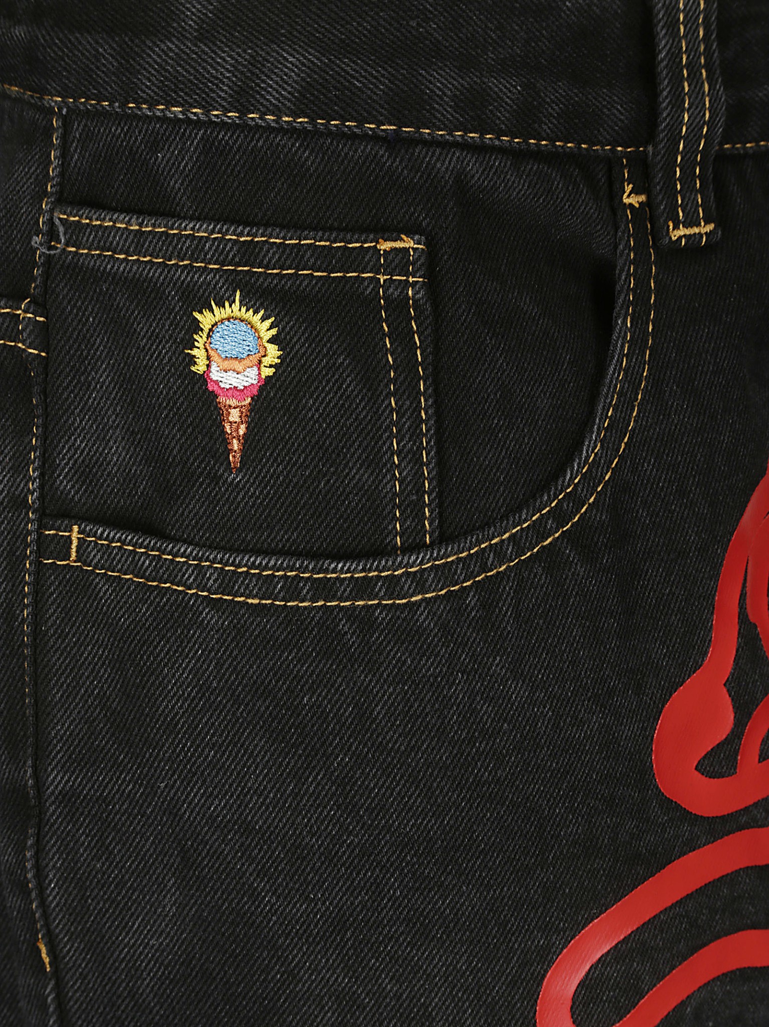 [ICECREAM] Jeans CO ICD002 BLACK