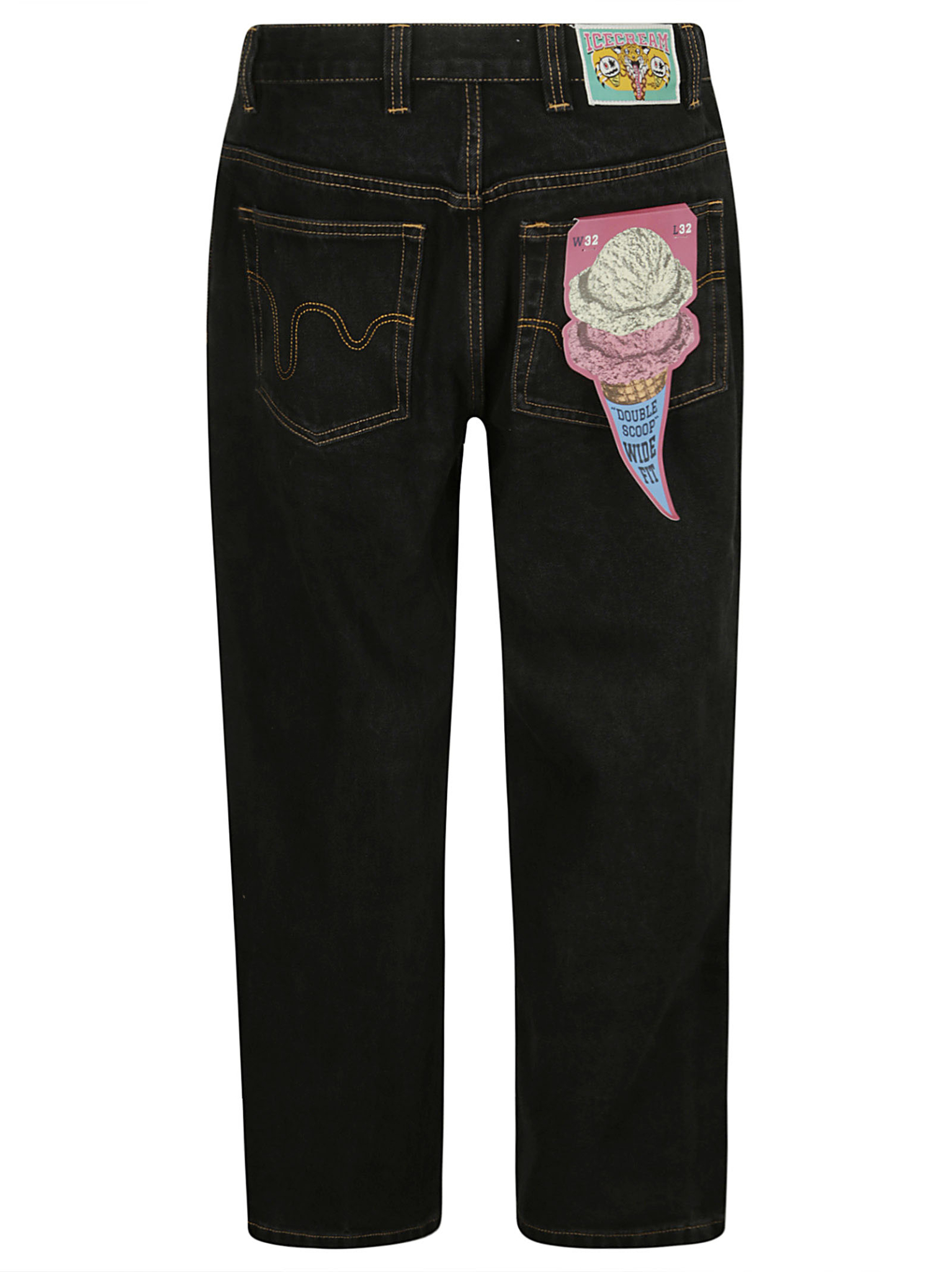 [ICECREAM] Jeans CO ICD002 BLACK