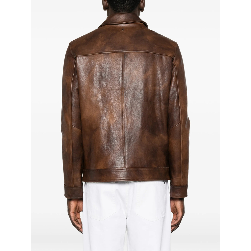[Dondup] Leather Jacket FW26 JU025 XXX 737