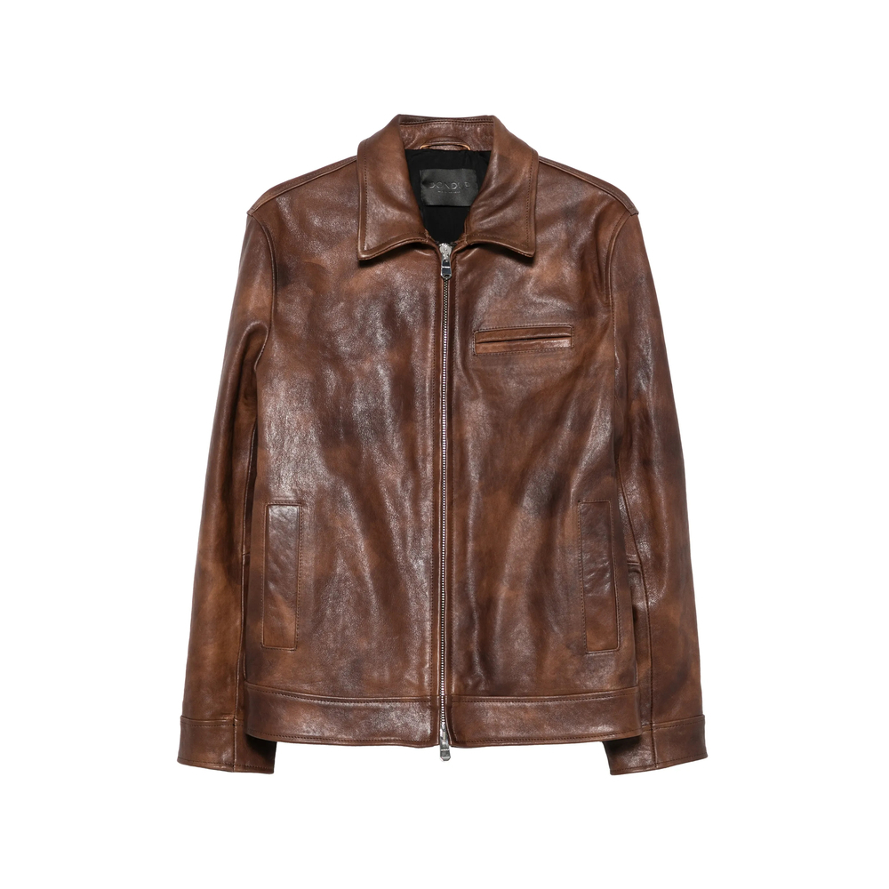 [Dondup] Leather Jacket FW26 JU025 XXX 737