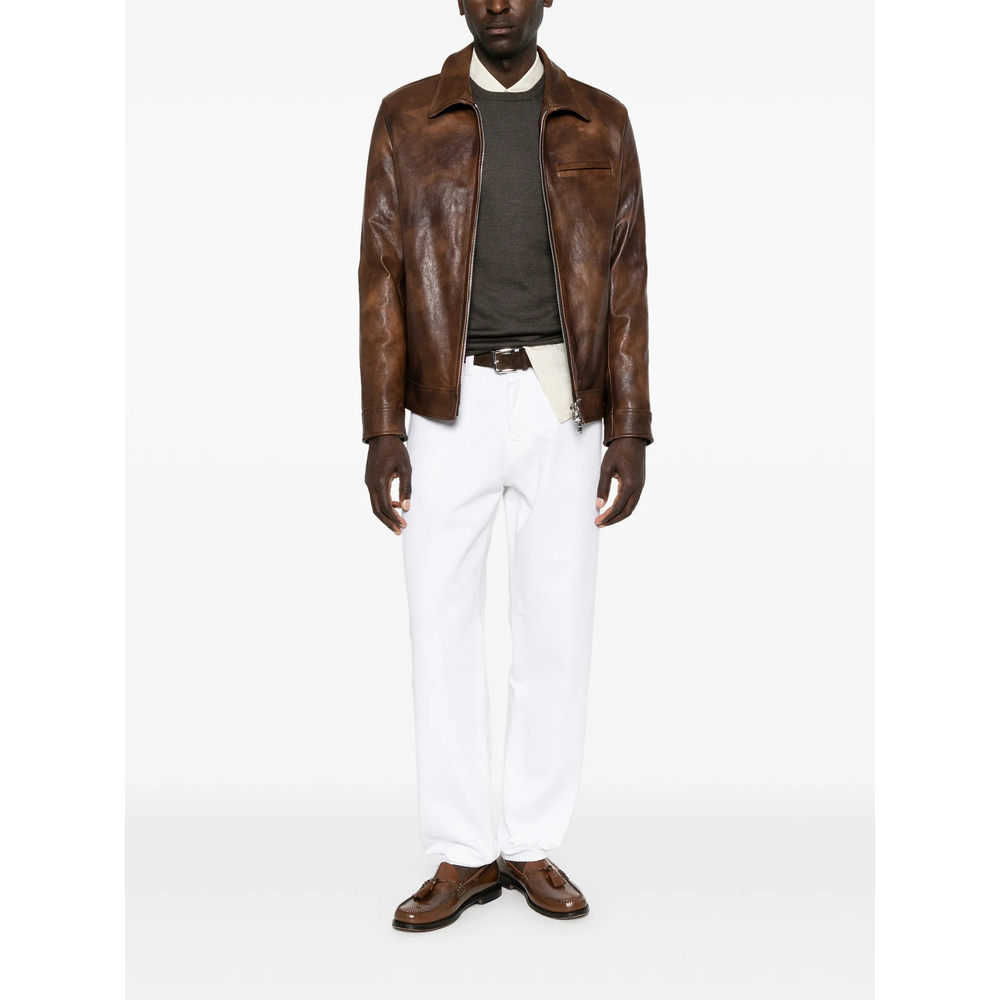 [Dondup] Leather Jacket FW26 JU025 XXX 737