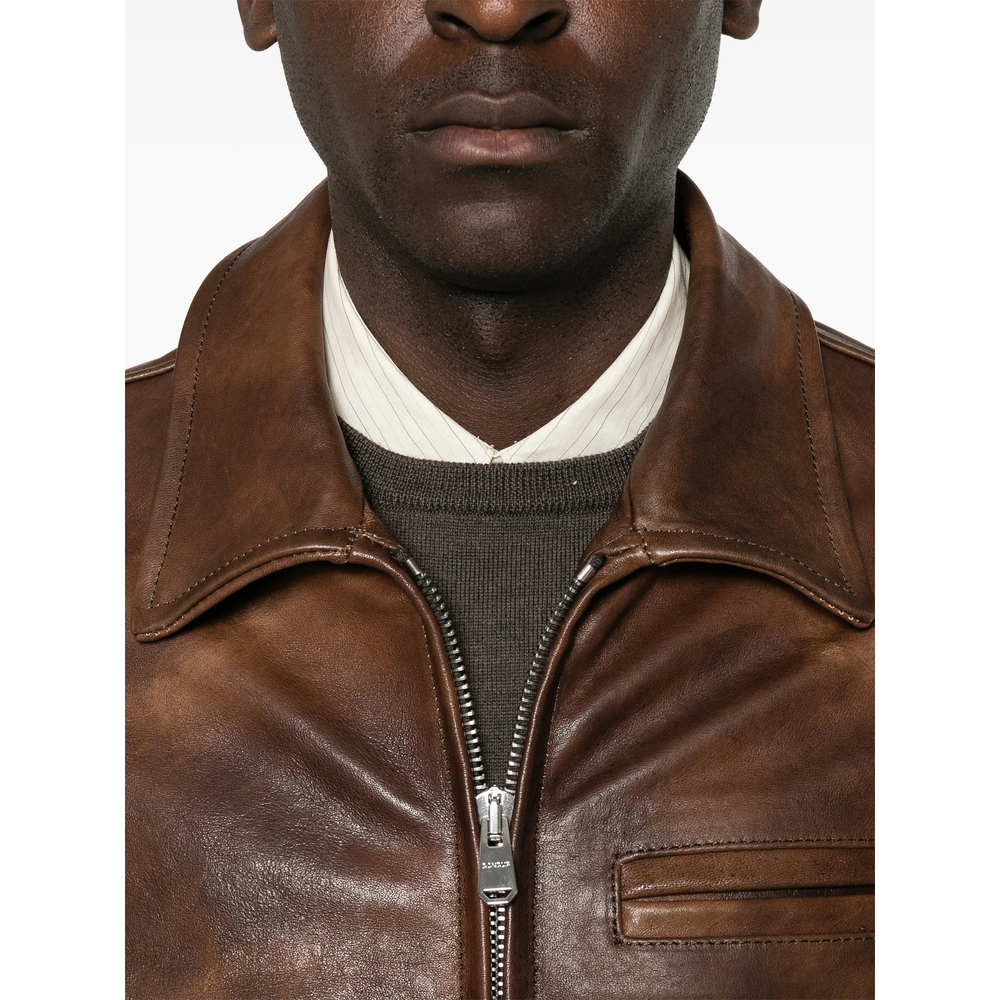 [Dondup] Leather Jacket FW26 JU025 XXX 737