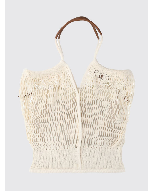 [HEREU] Tote bag SS26 CALFIWBS26 NATURAL/CHESTNUT