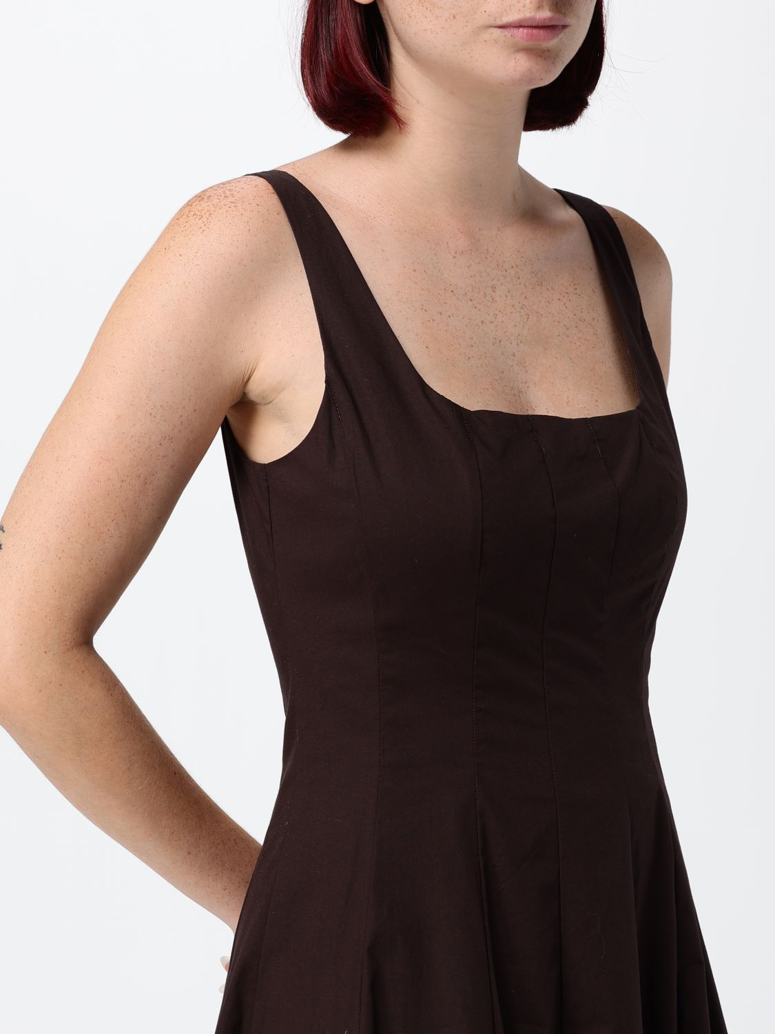 [Staud] Sleeveless dress SS26 R24F2101PO EART