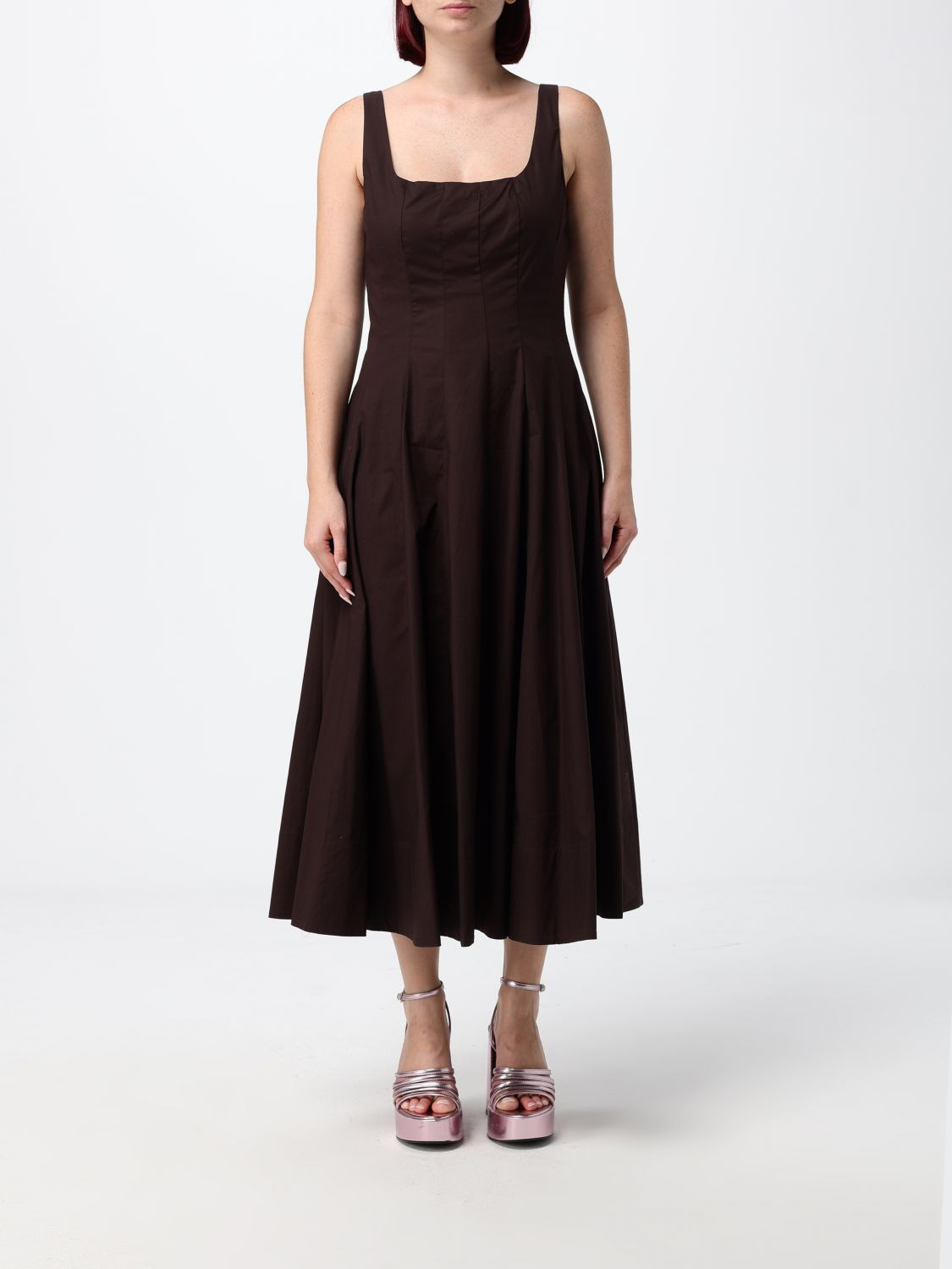 [Staud] Sleeveless dress SS26 R24F2101PO EART