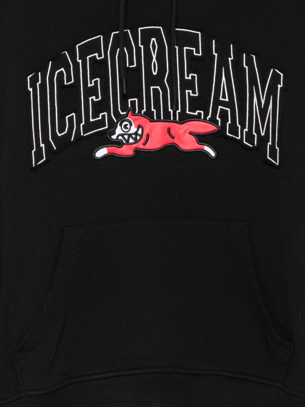 [ICECREAM] Hoodie FW26 ICPH26230BLACK