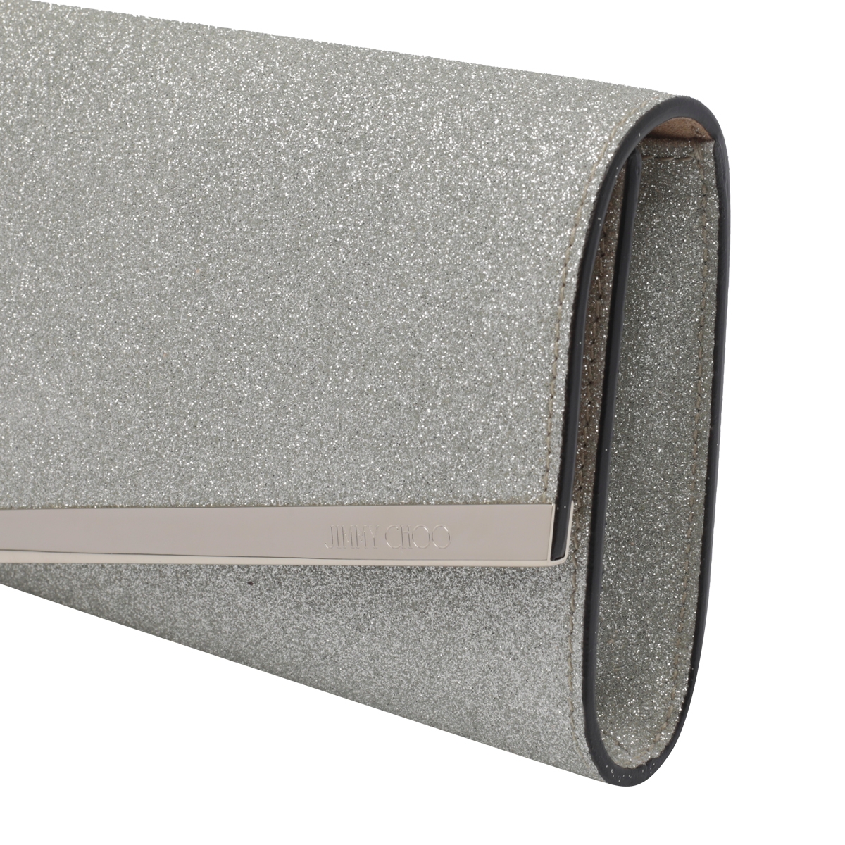 [Jimmy Choo] Clutch bag FW26 EMMIEDGZPLATINUM ICE
