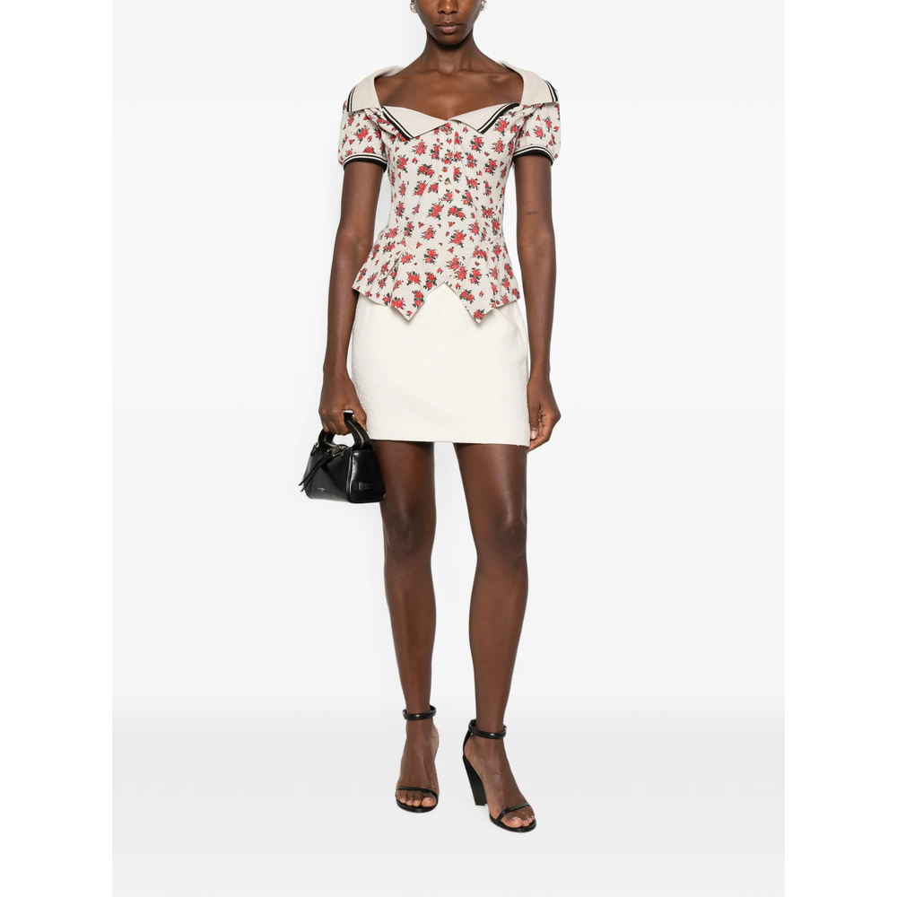 [Alessandra Rich] Mini skirt FW26 FABX1441 F4801 1622