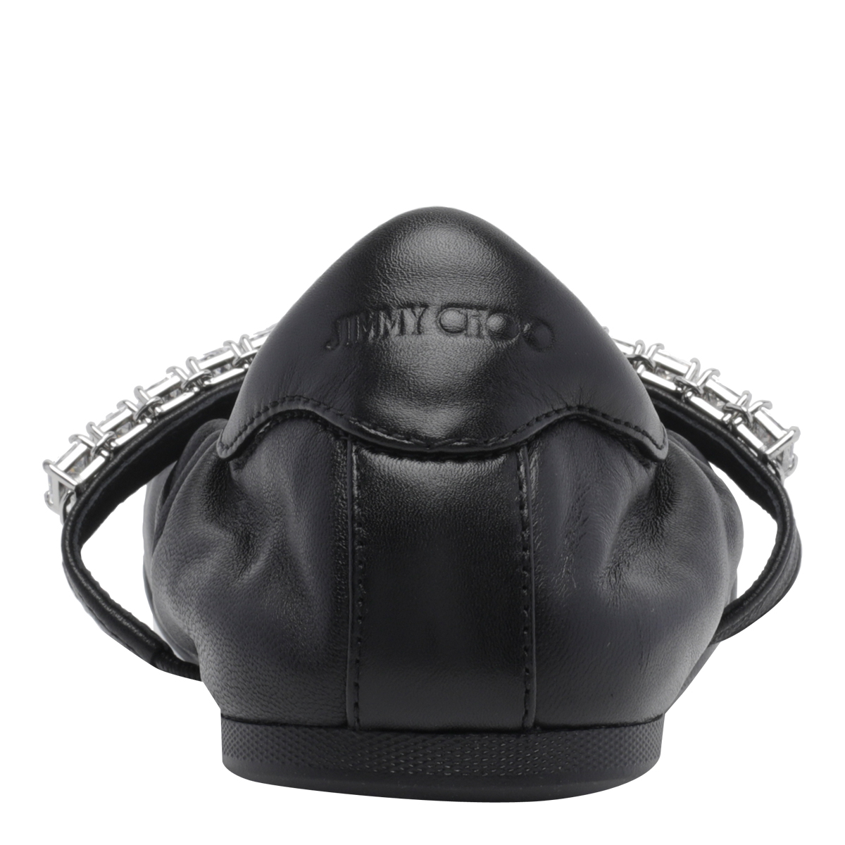[Jimmy Choo] Flat shoes FW26 JADE BALLERINAGKEBLACK/CRYSTAL