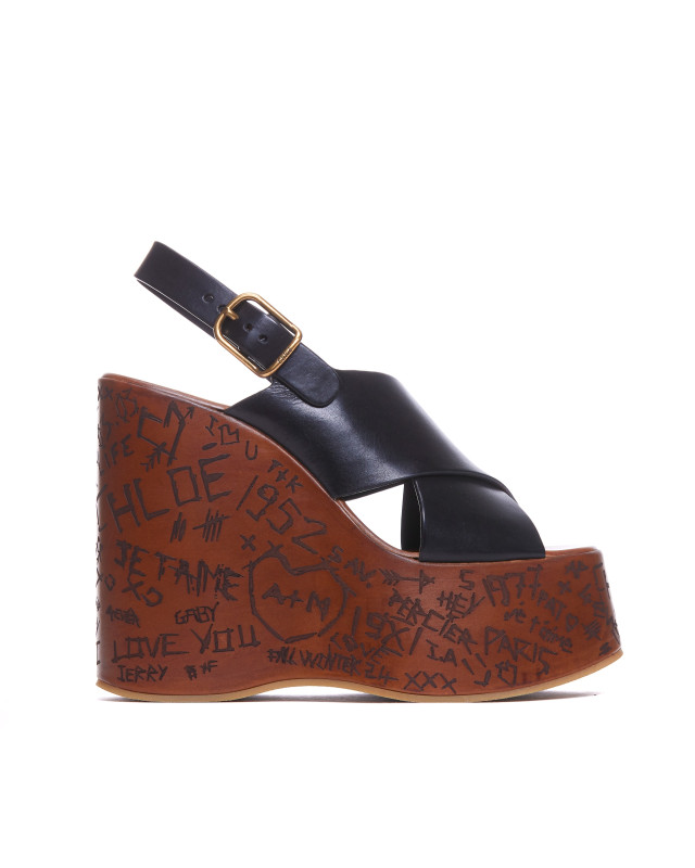 [Chloe] Sandals FW26 CHC24A02YLU001