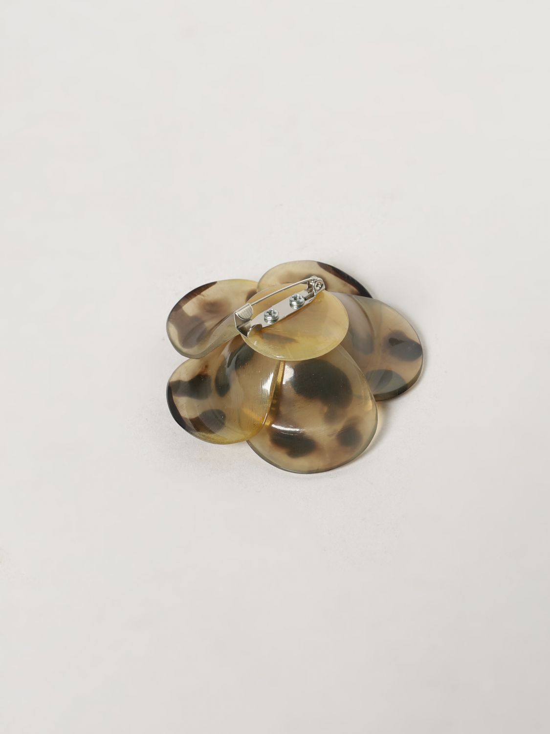 [ALLUJEWELS] Brooch SS26 SPILLE FIORE CORNO UNICO