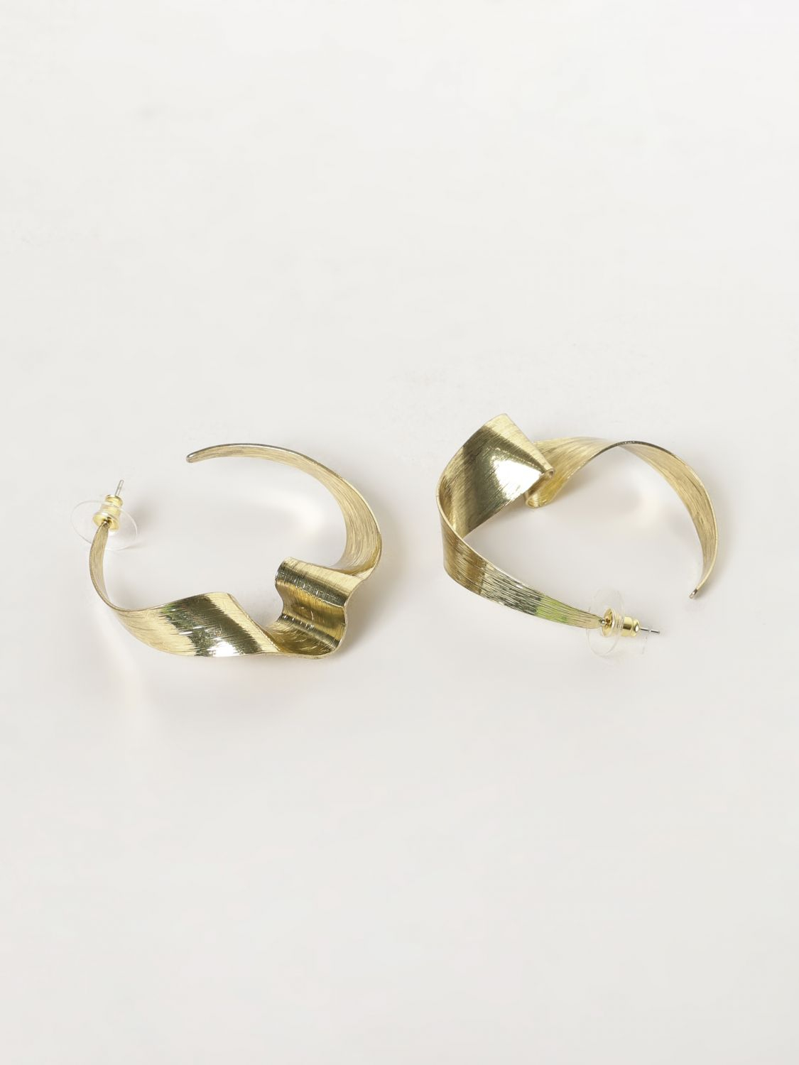 [ALLUJEWELS] Earring SS26 ORECCHINI CERCHI STORTI OTTONE