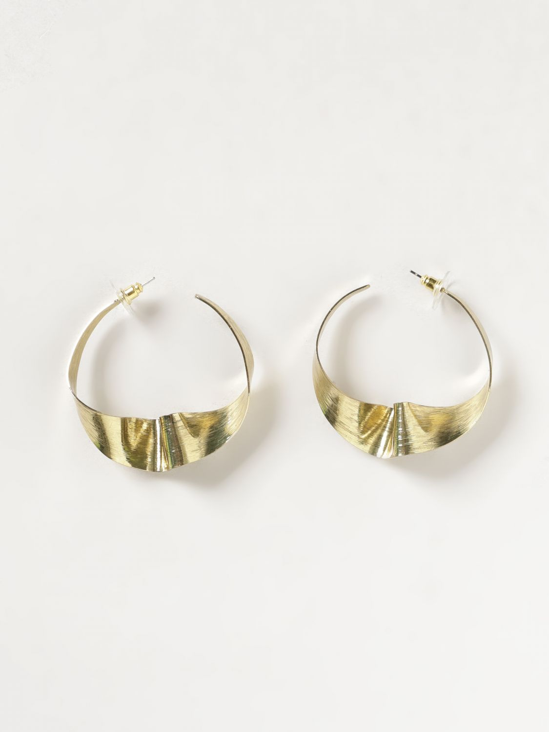 [ALLUJEWELS] Earring SS26 ORECCHINI CERCHI STORTI OTTONE