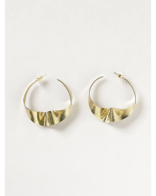 [ALLUJEWELS] Earring SS26 ORECCHINI CERCHI STORTI OTTONE