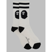 [A BATHING APE] Socks SS26 001SOM301002M_WHITE