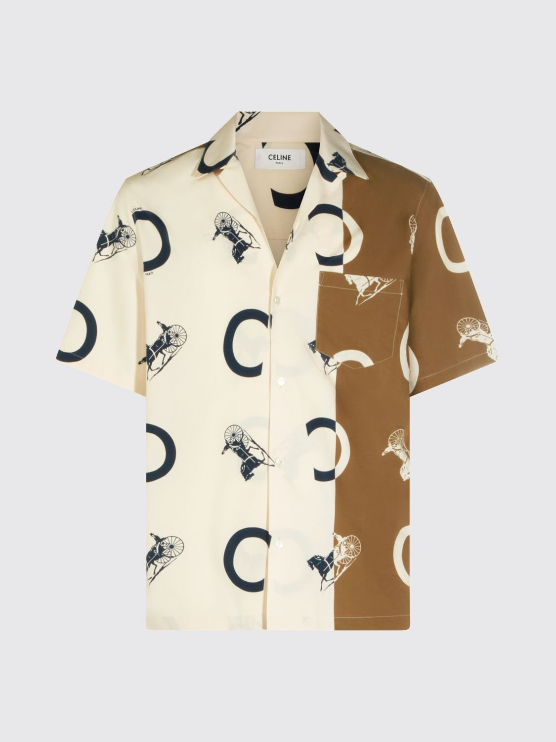 [Celine] Shirts Short Sleeve SS26 2C9463K29 01HM