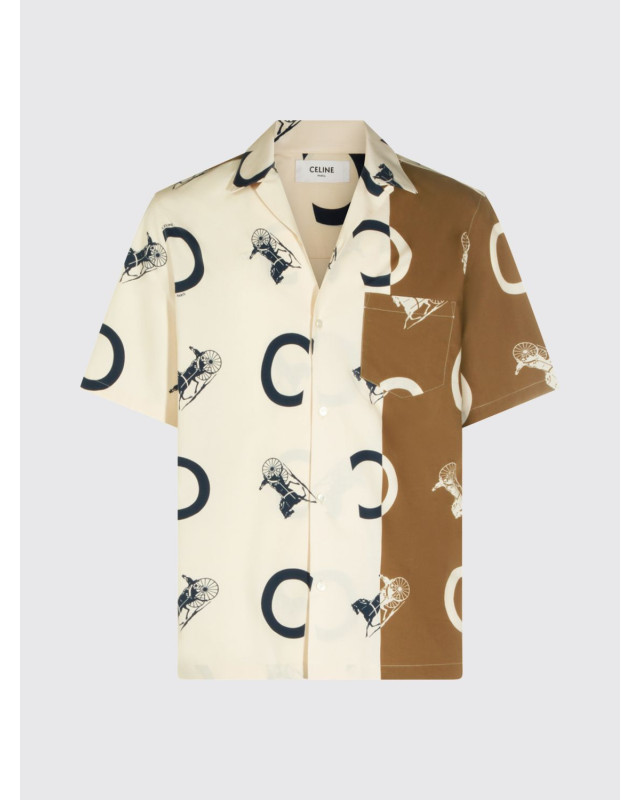 [Celine] Shirts Short Sleeve SS26 2C9463K29 01HM