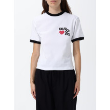 [MSGM] T-shirts Short Sleeve SS26 4042MDM88267002 OPTICAL WHITE