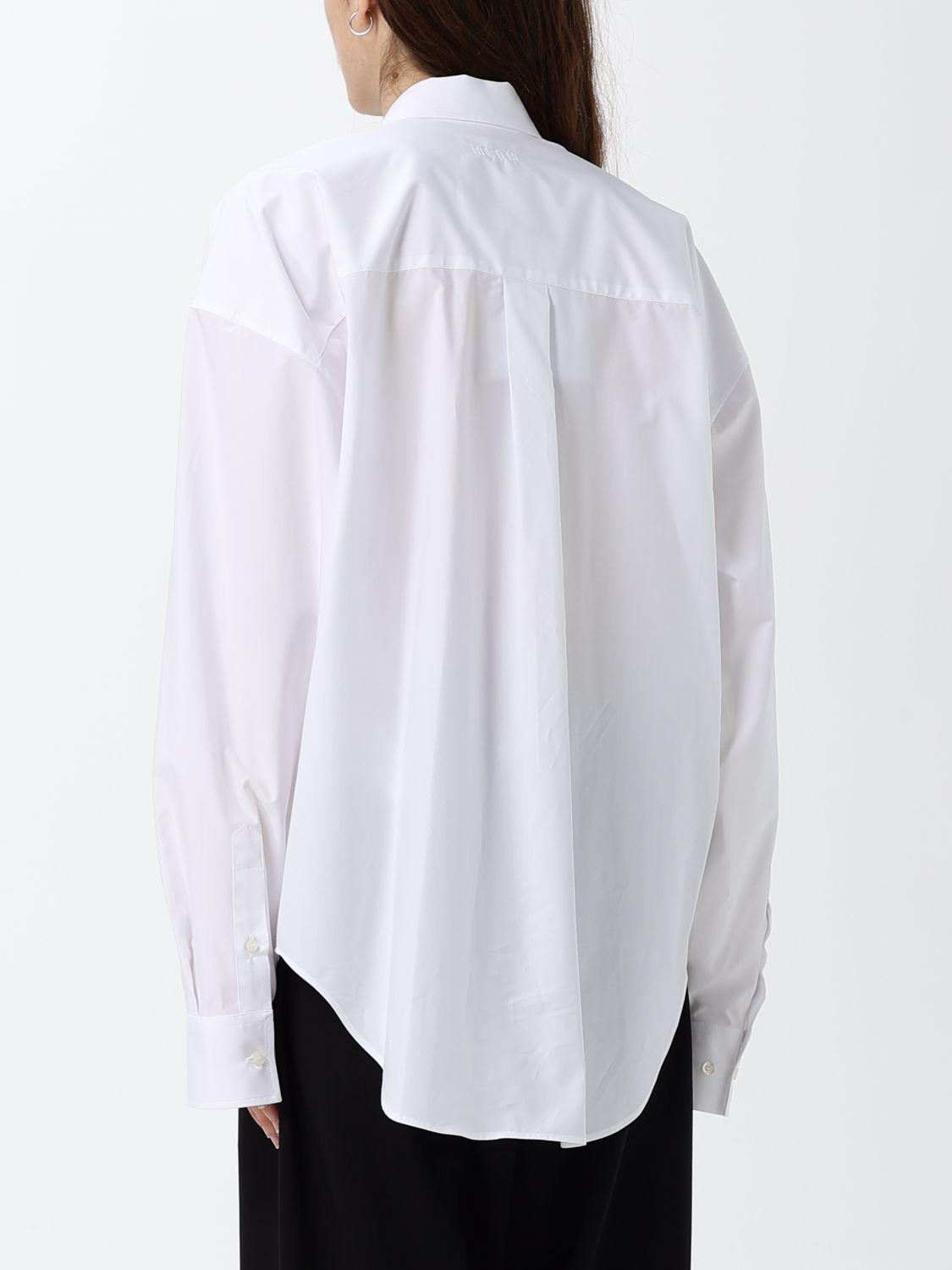 [MSGM] Shirts Long Sleeve SS26 4042MDE05X267112 WHITE