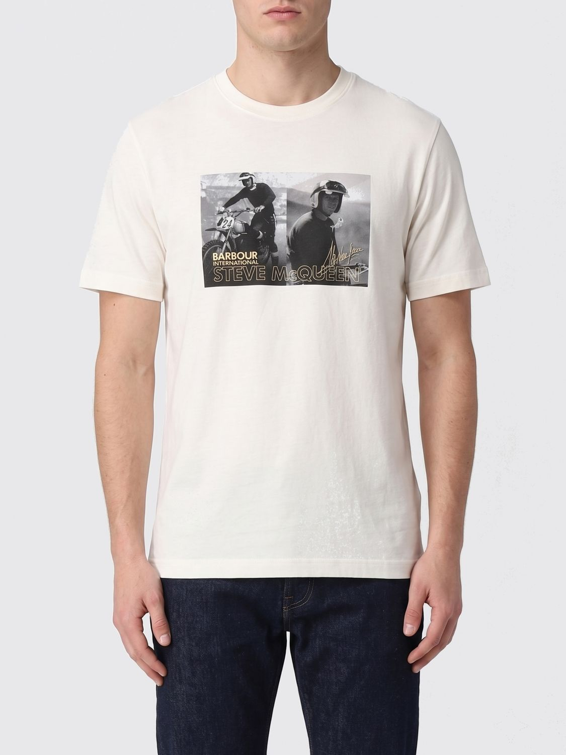 [Barbour] T-shirts Short Sleeve SS26 MTS1585 WH32