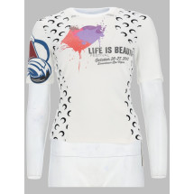 [MARINE SERRE] T-shirts Long Sleeve SS26 WTT001B_UJER0003WH10