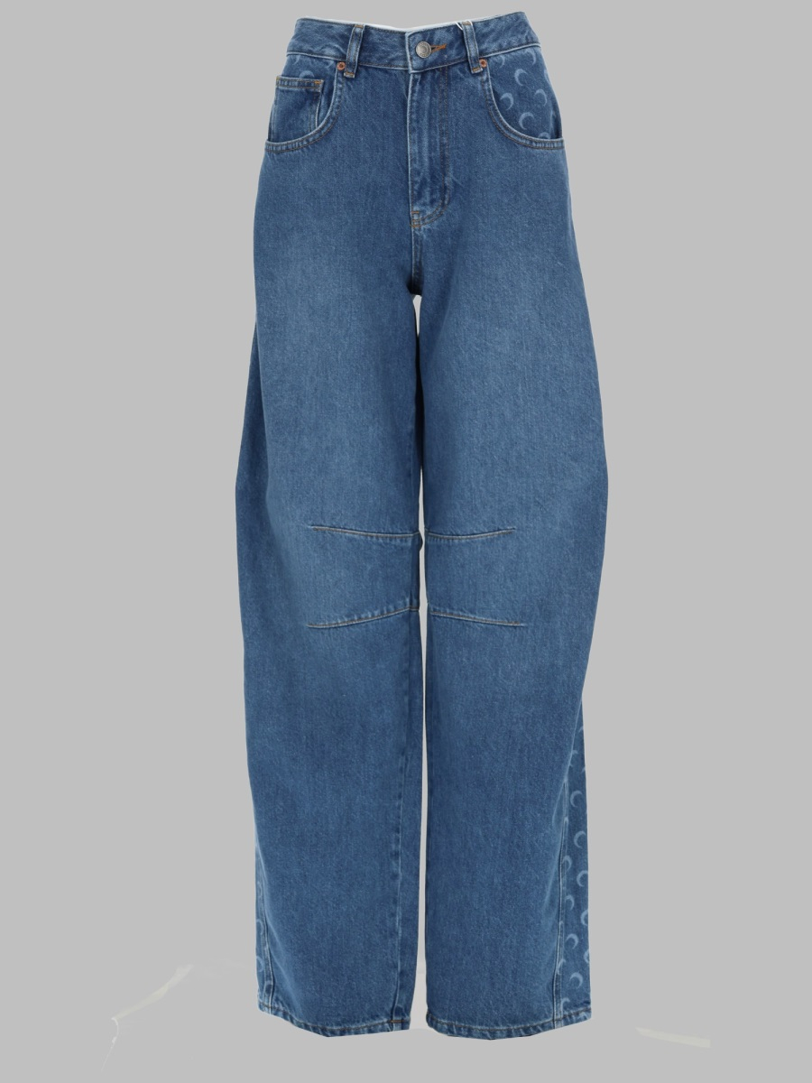 [MARINE SERRE] Jeans SS26 WPA174A_CDEN0002BL05
