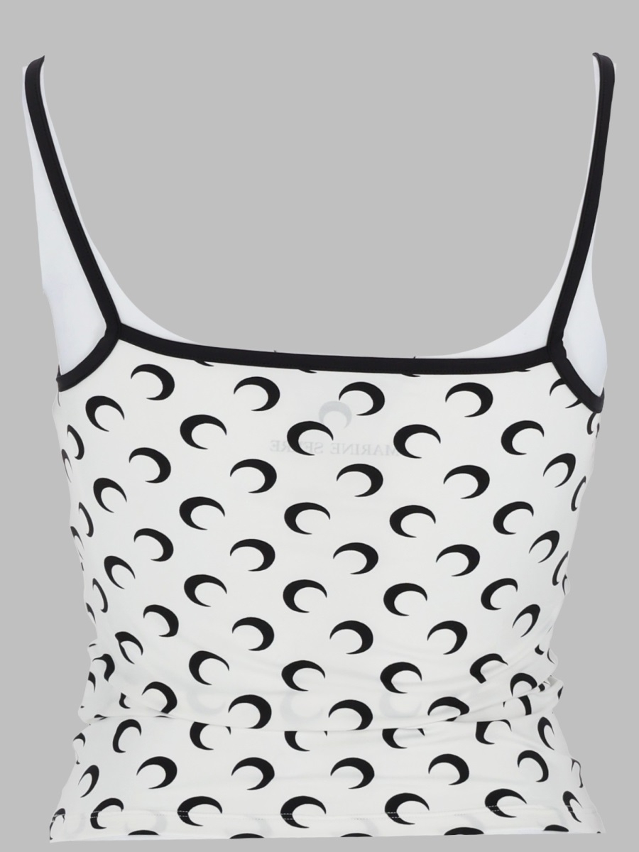 [MARINE SERRE] Tank top SS26 WTO508A_CJER0001WH00