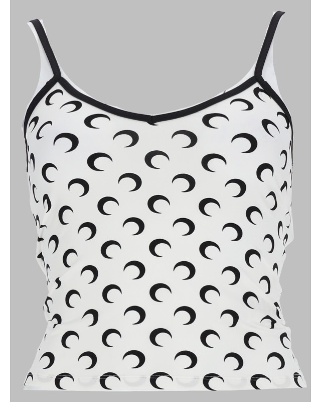 [MARINE SERRE] Tank top SS26 WTO508A_CJER0001WH00
