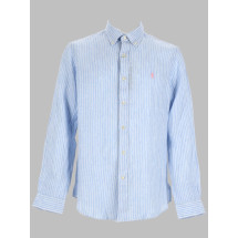 [Polo Ralph Lauren] Shirts Long Sleeve SS26 710B15594_0057188BBLUEWHITE