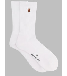 [A BATHING APE] Socks SS26 001SOM301004M_WHITE