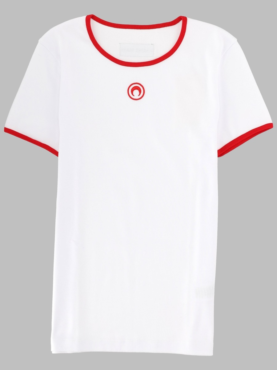 [MARINE SERRE] T-shirts Short Sleeve SS26 UTT014A_CJER0008WH17