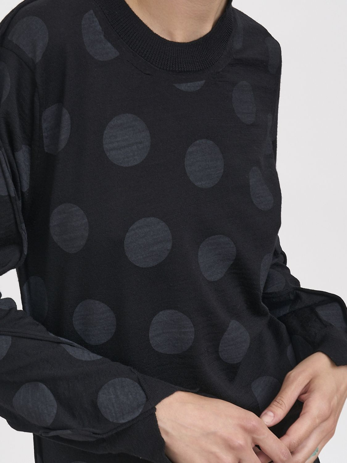 [Junya Watanabe] Knitwear SS26 JQN019 BLACK