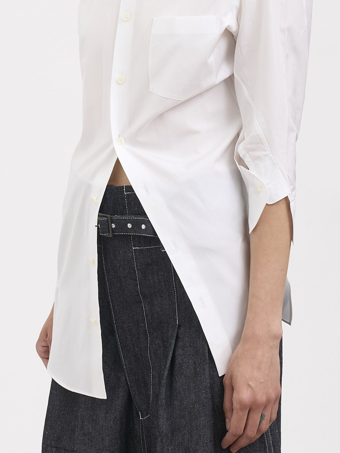 [Junya Watanabe] Shirts Long Sleeve SS26 JQB014 WHITE