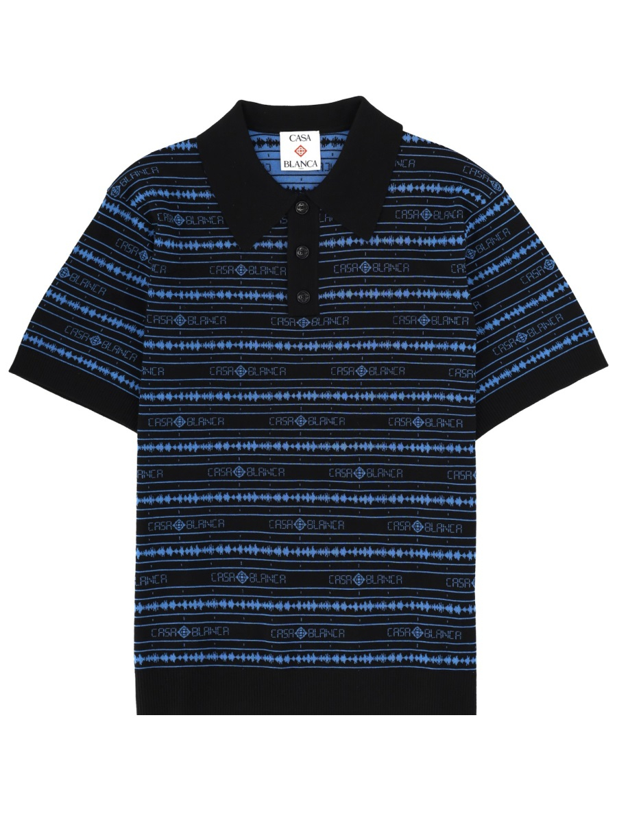 [Casablanca] T-shirts Short Sleeve SS26 M-SP26-KW-1204_01SOUNDWAVE
