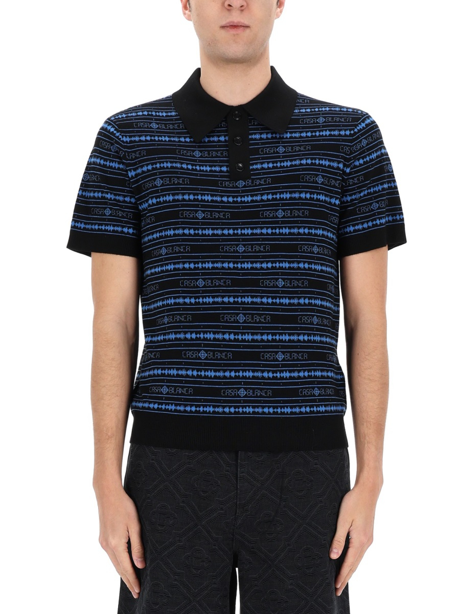 [Casablanca] T-shirts Short Sleeve SS26 M-SP26-KW-1204_01SOUNDWAVE