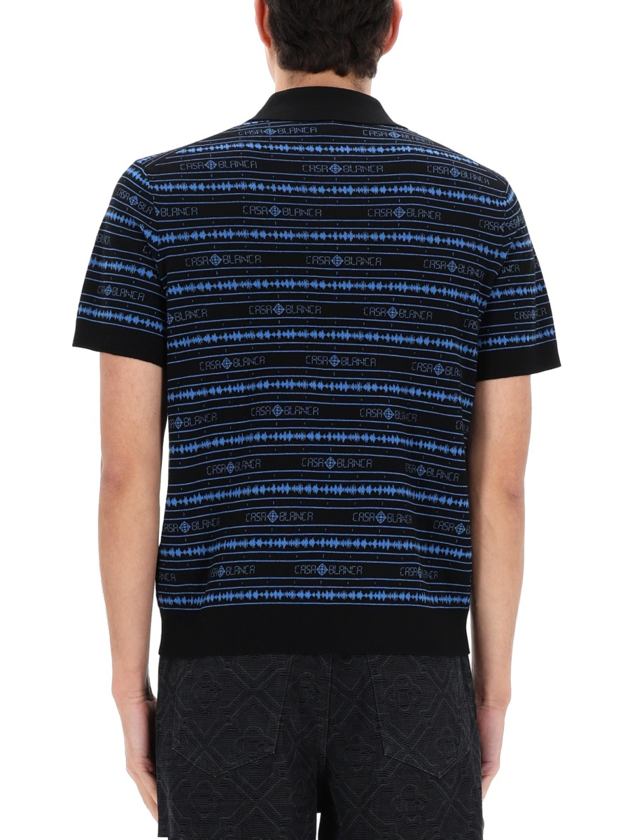 [Casablanca] T-shirts Short Sleeve SS26 M-SP26-KW-1204_01SOUNDWAVE