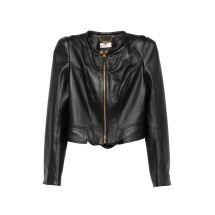 [ELISABETTA FRANCHI] Leather Jacket FW26 GD06G66E2  110