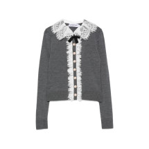 [Self-portrait] Cardigan FW26 PF26-134C-GR  GREY