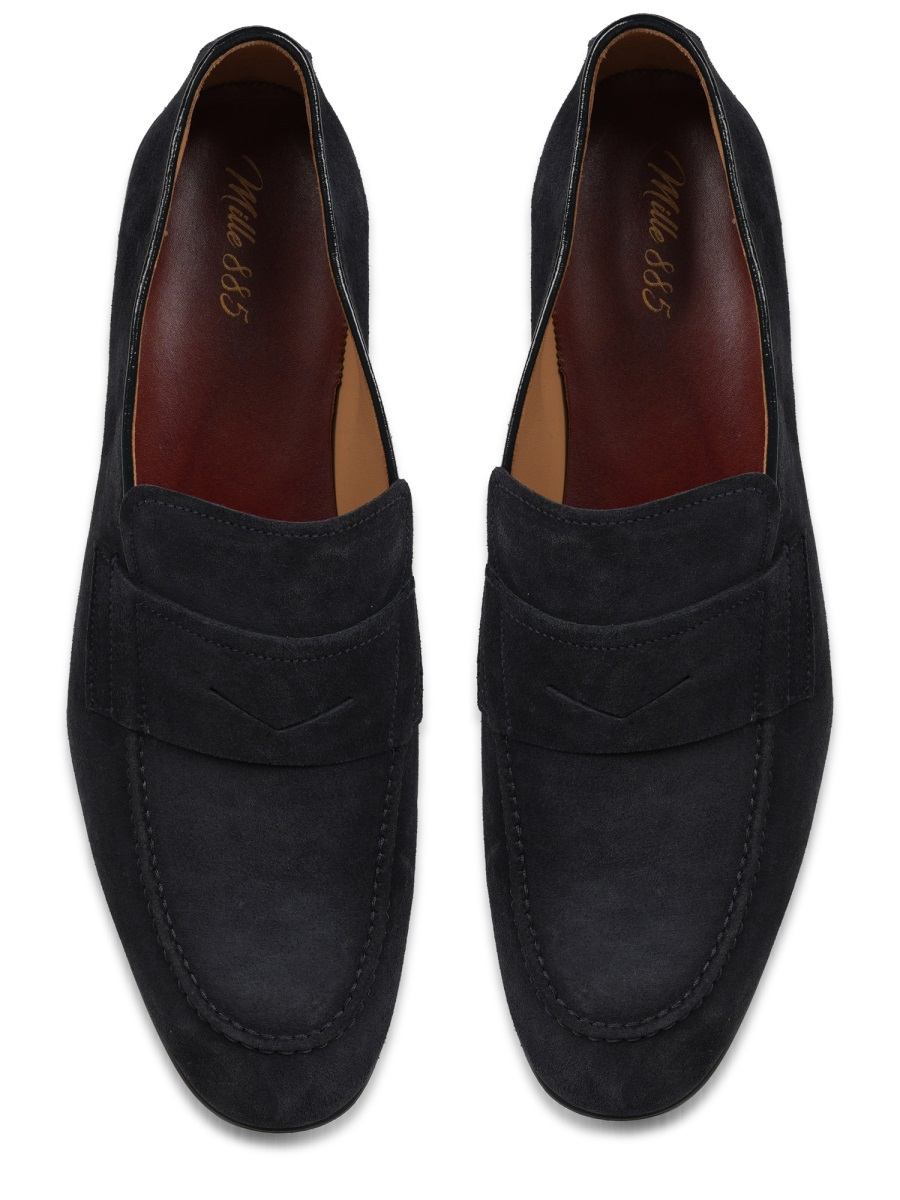 [MILLE885] Loafer SS26 GIGLIO_VELOURDEEPNAVY