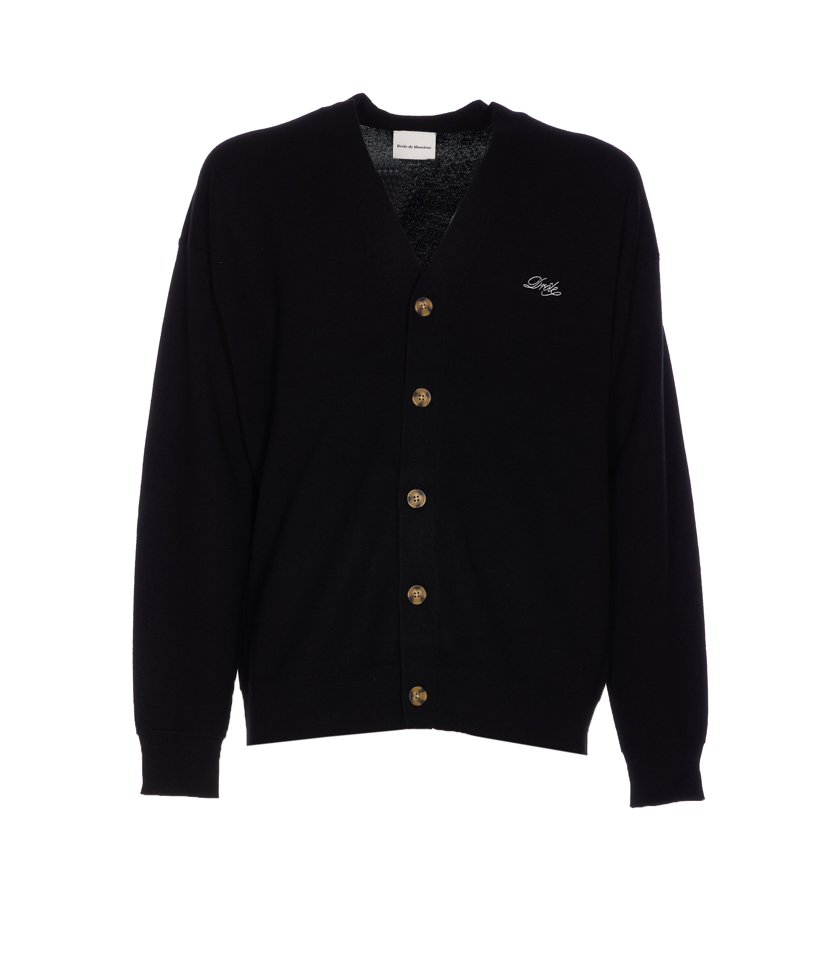 [DROLE DE MONSIEUR] Cardigan FW26 CA123WO007BL