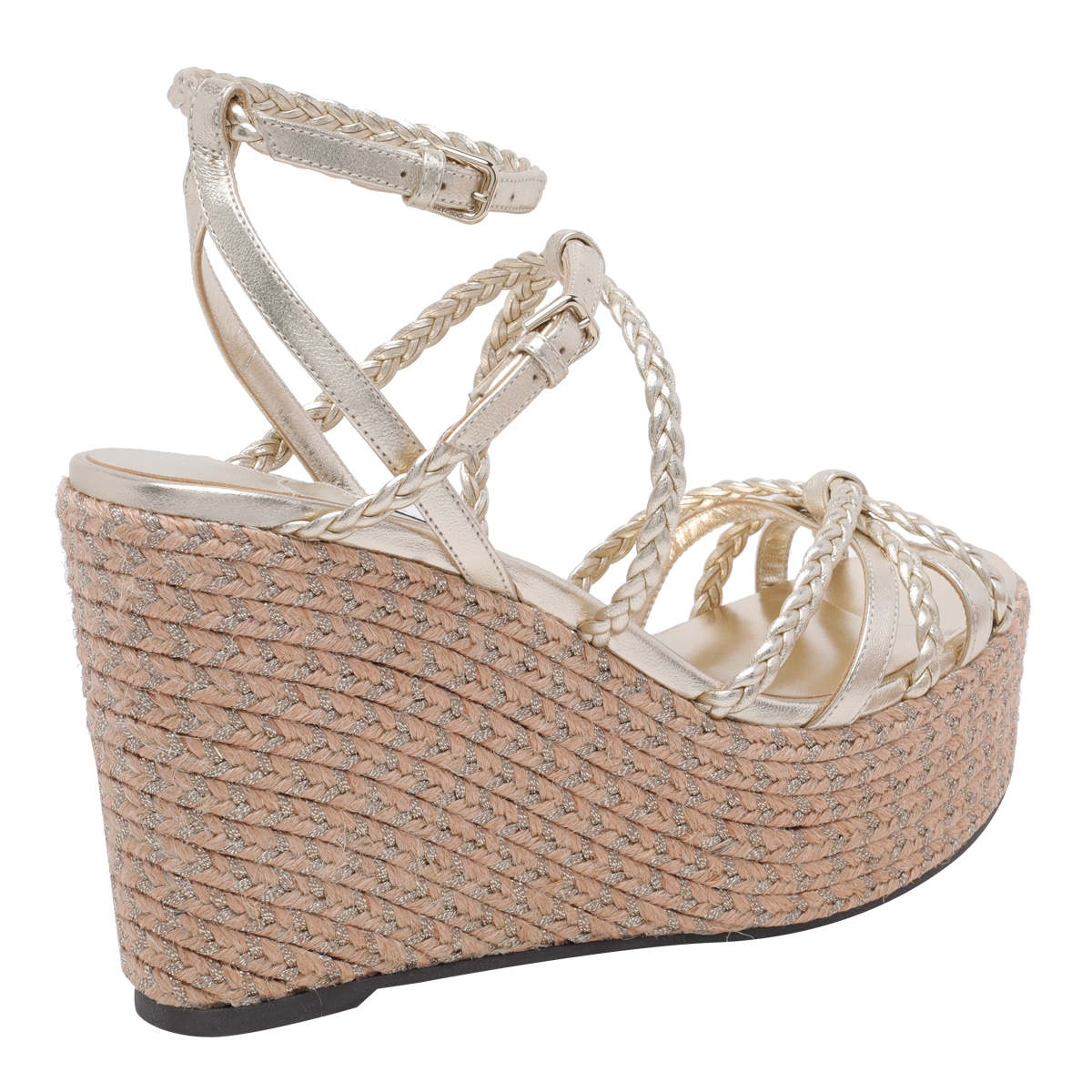 [Jimmy Choo] Sandals FW26 NYRA 100ZKTSOFT GOLD MIX